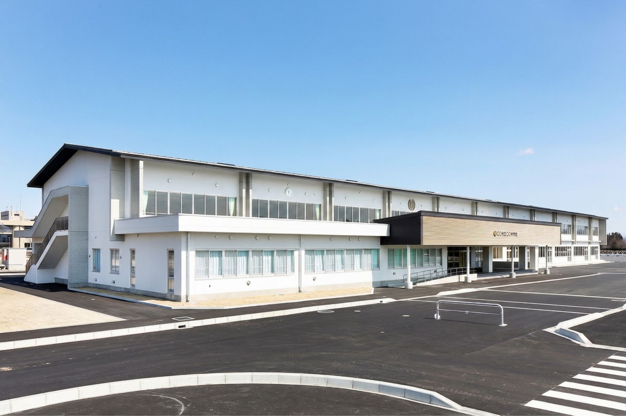 奥州市立胆沢中学校校舎新築